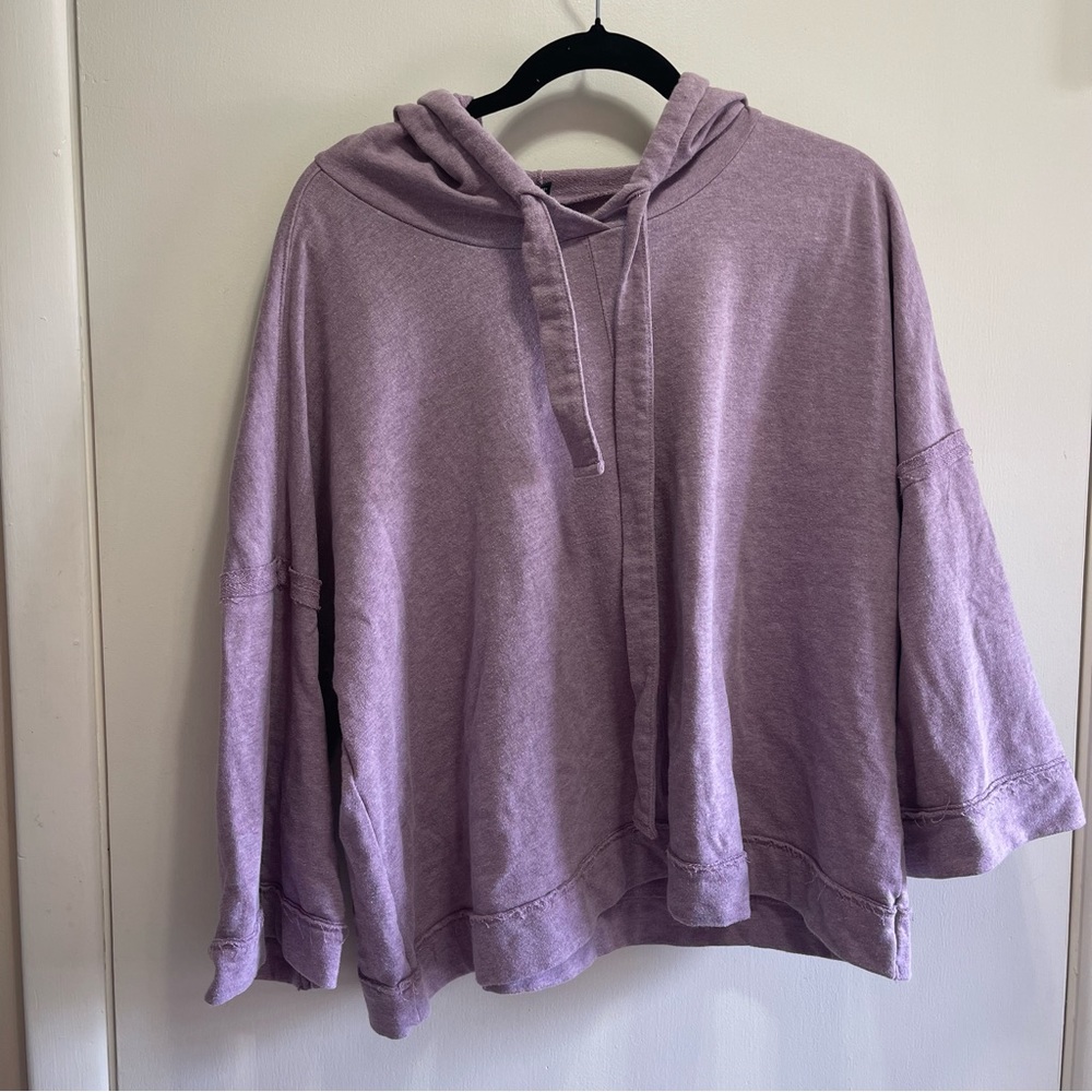 A.n.a purple hoodie crop XL